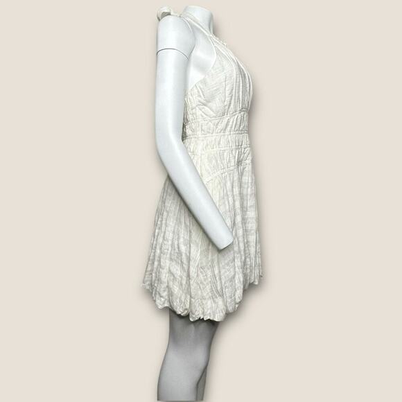 NWT | Jonathan Simkhai | BEA GAUZE MINI DRESS | White | Size 6 - Picture 7 of 15